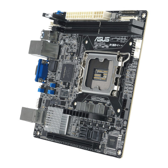 Asus P13R-I 1x LGA1700 Intel Xeon E-24XX C262 emolevy (2xDIMM, 6x SATA, 1xM.2, 2x1GbE, ASMB11-iKVM, miniITX)