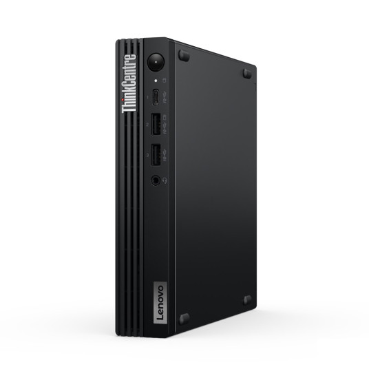 Lenovo ThinkCentre M75q Gen 5 AMD Ryzen™ 3 8300GE 8 Gt DDR5-SDRAM 256 Gt SSD Windows 11 Pro Mini PC Mini PC Musta