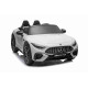 Sähköauto Mercedes Benz AMG SL63, valkoinen