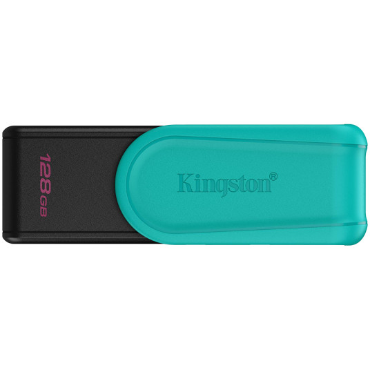 Kingston  128GB Portable USB 3.2 Gen 1 DataTraveler Exodia S (Black/Turquoise)
