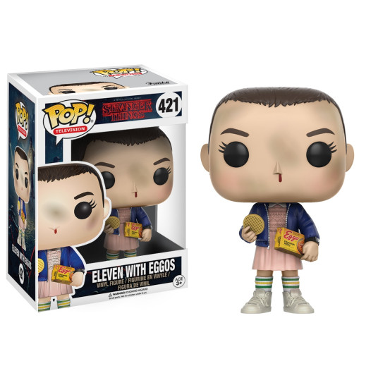 FUNKO POP! Vinyylifiguuri: Stranger Things - Eleven (Eggos) ja Chase