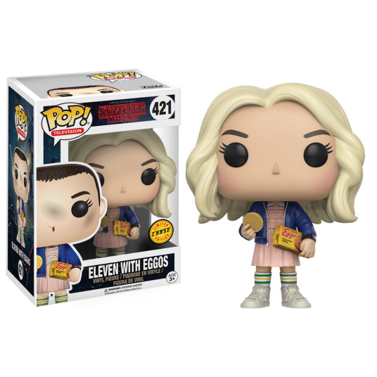 FUNKO POP! Vinyylifiguuri: Stranger Things - Eleven (Eggos) ja Chase