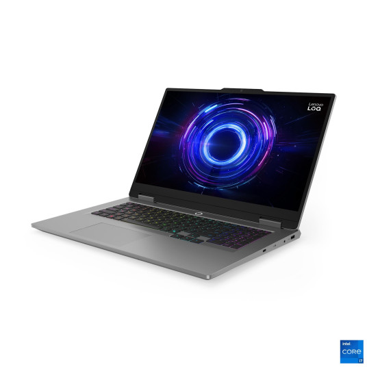 Kannettava tietokone Lenovo LOQ 17IRX10, AI-Powered Gaming PC, 17.3 FHD, Intel Core i7, RAM 2x12GB, 1TB SSD, NVIDIA GeForce RTX 5060, Windows 11 Home, Luna Grey 83JH000NNT
