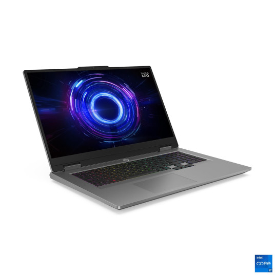 Kannettava tietokone Lenovo LOQ 17IRX10, AI-Powered Gaming PC, 17.3 FHD, Intel Core i7, RAM 2x12GB, 1TB SSD, NVIDIA GeForce RTX 5060, Windows 11 Home, Luna Grey 83JH000NNT
