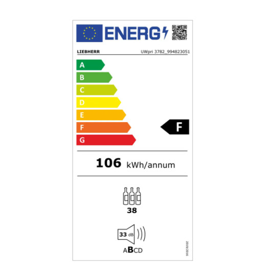 Viinijääkaappi Liebherr UWpri 3782
