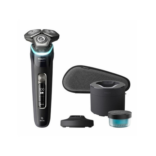 Philips SHAVER Series 9000 S9976/55 miesten parranajokone Rotary shaver Trimmer Musta
