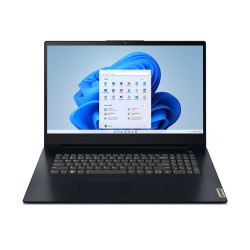 Lenovo IdeaPad 3 17IAU7 Intel® Core™ i5 i5-1235U Kannettava tietokone 43,9 cm (17,3") Full HD 8 Gt DDR4-SDRAM 512 Gt SSD Wi-Fi 6 (802.11ax) Windows 11 Home Sininen