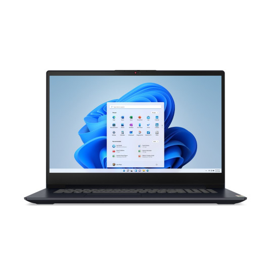 Lenovo IdeaPad 3 17IAU7 Intel® Core™ i5 i5-1235U Kannettava tietokone 43,9 cm (17,3") Full HD 8 Gt DDR4-SDRAM 512 Gt SSD Wi-Fi 6 (802.11ax) Windows 11 Home Sininen
