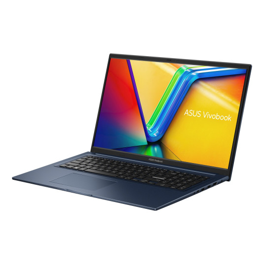 ASUS Vivobook 17 X1704ZA-I38512 kannettava tietokone Intel® Core™ i3 i3-1215U 43,9 cm (17,3") Full HD 8 Gt DDR4-SDRAM 512 Gt SSD Wi-Fi 6E (802.11ax) Windows 11 Home Sininen Uusi/uusittu paketti