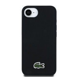 Lacoste Iconic Petit Pique Woven Logo MagSafe Case for Apple iPhone 16e