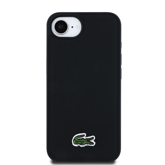 Lacoste Iconic Petit Pique Woven Logo MagSafe Case for Apple iPhone 16e