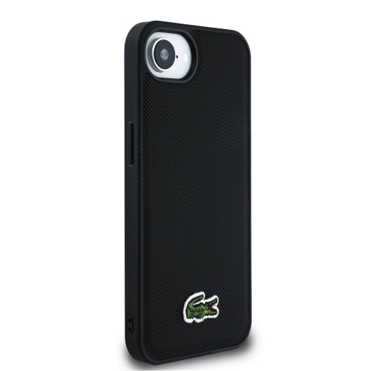 Lacoste Iconic Petit Pique Woven Logo MagSafe Case for Apple iPhone 16e