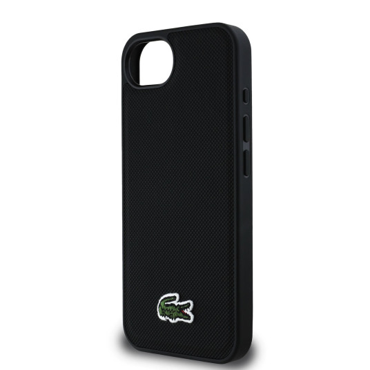 Lacoste Iconic Petit Pique Woven Logo MagSafe Case for Apple iPhone 16e