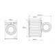 Washing machine BEKO BM3WFSU48415ADC