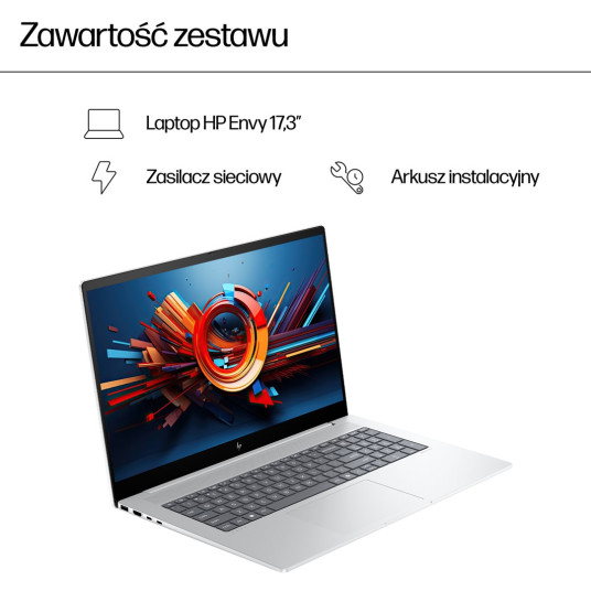 HP Envy 17T-DA000 Ultra 7-155H 17.3 "FHD Touch 16GB SSD512 BT Win11 Glacier Silver (REPACK) 2Y 2Y