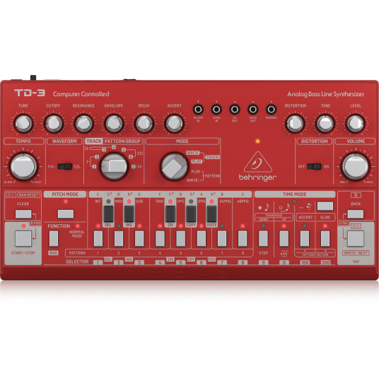 Behringer TD-3-RD-syntetisaattori Analoginen syntetisaattori Punainen