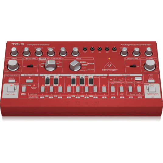 Behringer TD-3-RD-syntetisaattori Analoginen syntetisaattori Punainen