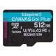 KINGSTON 512 GB microSDXC Canvas on ADP