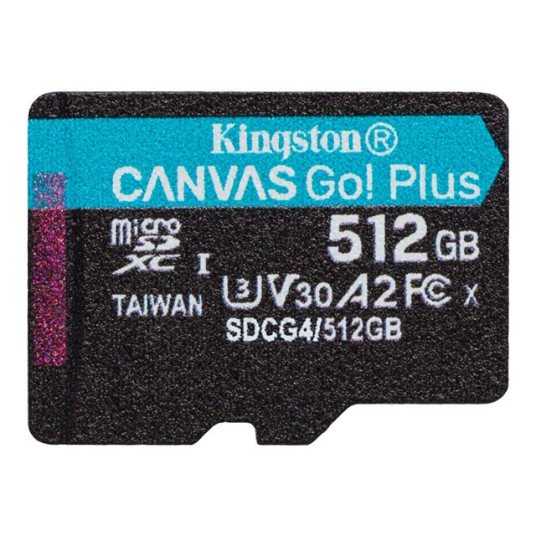 KINGSTON 512 GB microSDXC Canvas on ADP