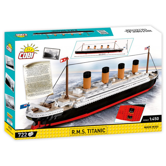 COBI 1929 Historical Collection RMS TITANIC 722 tiilet 1:450 p3