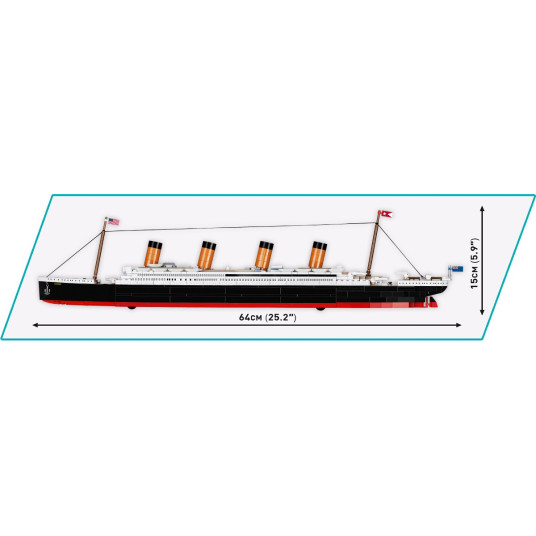 COBI 1929 Historical Collection RMS TITANIC 722 tiilet 1:450 p3