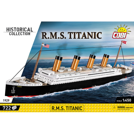 COBI 1929 Historical Collection RMS TITANIC 722 tiilet 1:450 p3