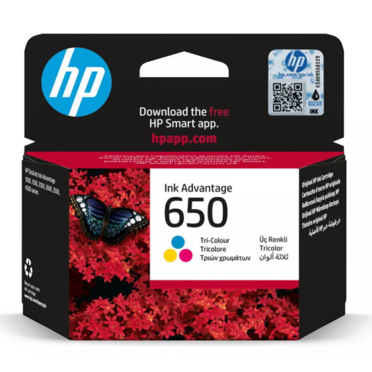 HP 650 CZ102AE Tri-color Ink Cartridge