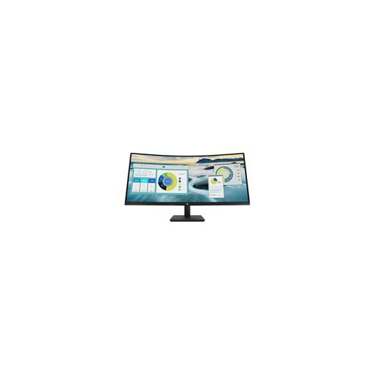 "86,36cm/34'' (3440x1440) HP P34hc G4 Curved 21:9 5ms 60Hz HDMI DisplayPort USB-C VESA Speaker WQHD Black"