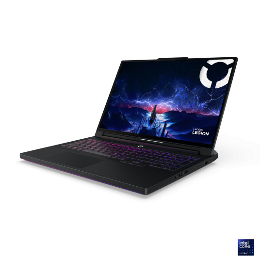Kannettava tietokone Lenovo Legion Pro 7 16IAX10H, AI-Powered Gaming PC, 16 WQXGA, Intel Core Ultra 9, RAM 64GB, 1TB SSD, NVIDIA GeForce RTX 5080, Windows 11 Home, Eclipse Black 83F5001KGE