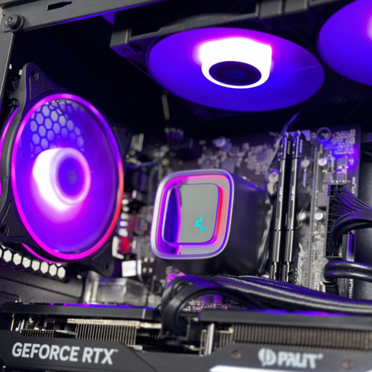 INTOP AQUA Ryzen 5 7600X 32GB DDR5 1TB SSD M.2 NVME RTX5070 12GB WIN11