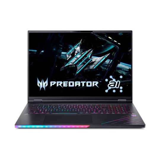 Acer Predator Helios Neo 18 AI PH18-73-94FE 18" FHD i9-275HX/32GB/NVIDIA GF RTX 5080/Win11/ENG kbd/Musta/2Y takuu