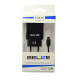 Matkalaturi 2x USB + USB-C 2A musta