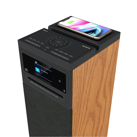 Multimedia tower speaker TSBT-360 system with fm radio, CD player, USB and bluetooth 