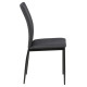Demina dining chair, Seat grey Sawana 5, Base steel black, 4-Pack