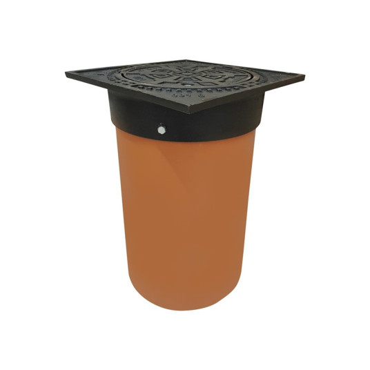 Kaivon kansi putkella Magnaplast, Ø 300 mm, 40t