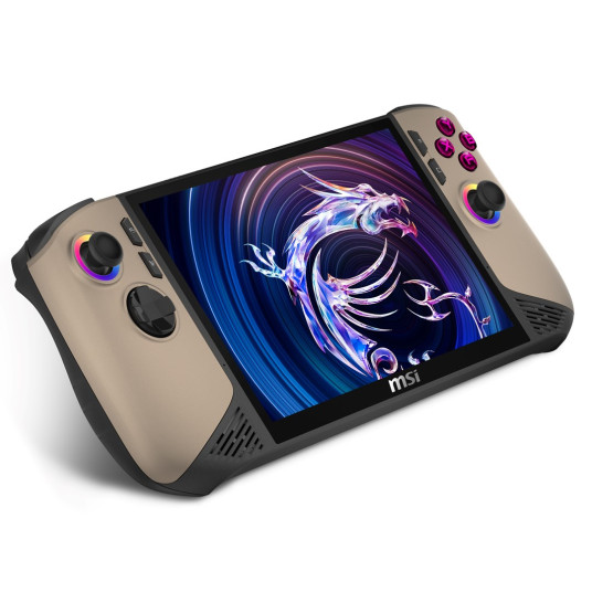 MSI Claw 8 AI+ A2VM-037PL Kannettava pelikonsoli 20,3 cm (8") 1 TB Kosketusnäyttö Wi-Fi Tan