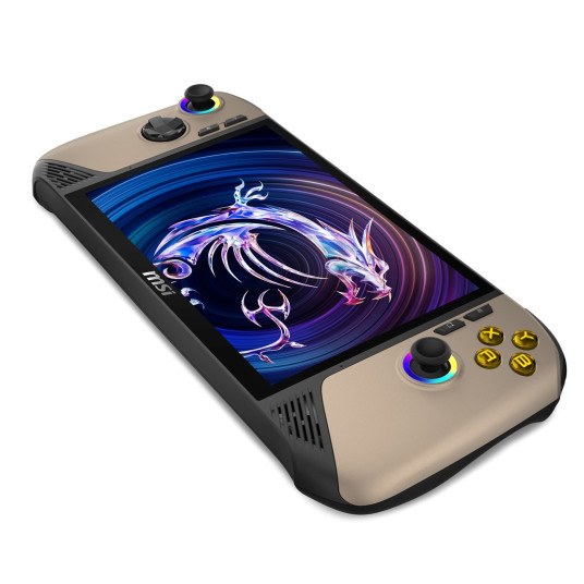 MSI Claw 8 AI+ A2VM-037PL Kannettava pelikonsoli 20,3 cm (8") 1 TB Kosketusnäyttö Wi-Fi Tan