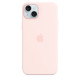 Apple Original iPhone 15 Plus Silicone Case with MagSafe - Light Pink