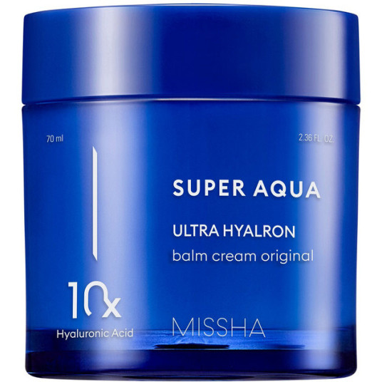 Missha - Moisturizing skin balm Super Aqua (Ultra Hyalron Balm Cream) 70 ml
