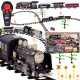 Large Retro Train Locomotive Remote Control Train Light Steam Sound RC0700
