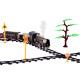 Large Retro Train Locomotive Remote Control Train Light Steam Sound RC0700