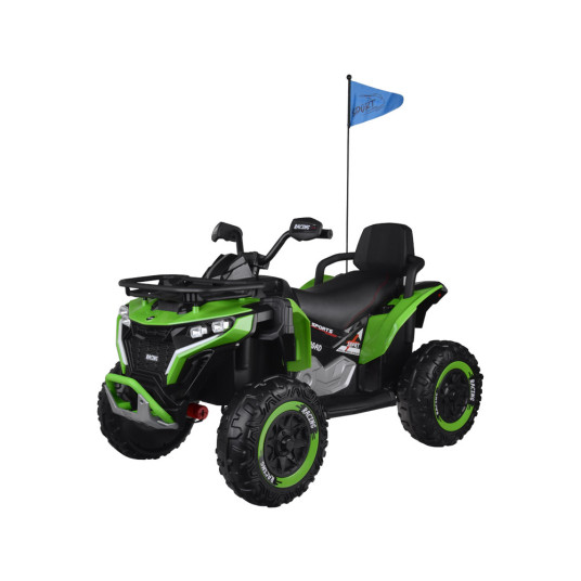 Suuri 4x4 4x4 akkukäyttöinen mönkijä lapsille PA0328 Vihreä