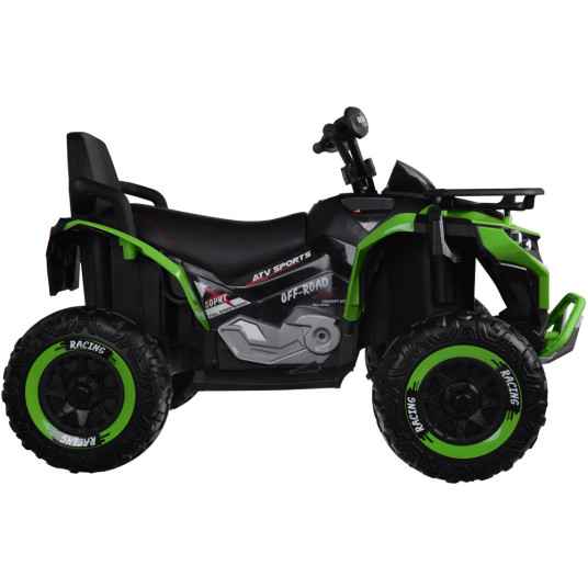 Suuri 4x4 4x4 akkukäyttöinen mönkijä lapsille PA0328 Vihreä