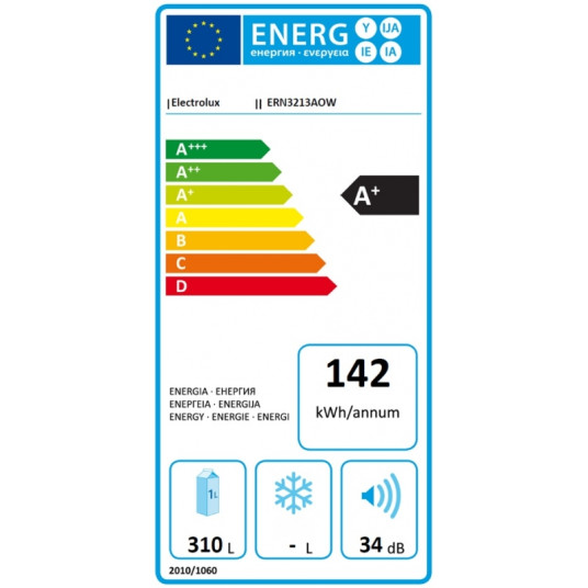 Sisäänrakennettu jääkaappi Electrolux ERN3213AOW