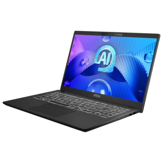MSI Modern 15 H AI C1MOG-242 - 15,6" FHD Display, Intel Core Ultra 7 155H, 16GB DDR5 RAM, 512GB SSD, Windows 11 Home