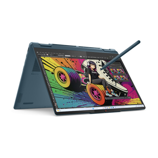 Lenovo Yoga 7 2-in-1 83JR002UGE - 14" WUXGA OLED, AMD Ryzen™ AI 5-340, 16 Gt RAM-muistia, 512 Gt SSD-levy, Windows 11