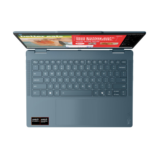 Lenovo Yoga 7 2-in-1 83JR002UGE - 14" WUXGA OLED, AMD Ryzen™ AI 5-340, 16 Gt RAM-muistia, 512 Gt SSD-levy, Windows 11
