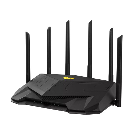 Asus Wireless Wifi 6 Dual Band Gaming Router TUF-AX6000 802.11ax, 1148+4804 Mbit/s, 10/100/1000 Mbit/s, Ethernet LAN (RJ-45) portit 5, Antennityyppi Ulkoinen