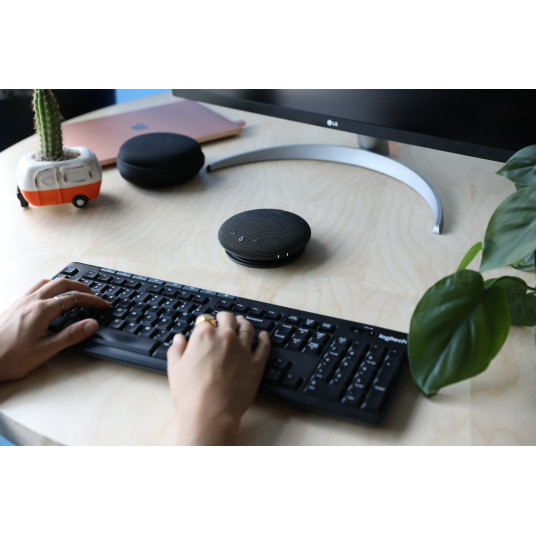 Boom Collaboration Speakerphone GIRO Sisäänrakennettu mikrofoni Bluetooth, USB Type-A Musta