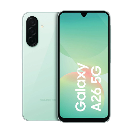 Samsung Galaxy A26 5G puhelin, 128/6 Gt, minttu